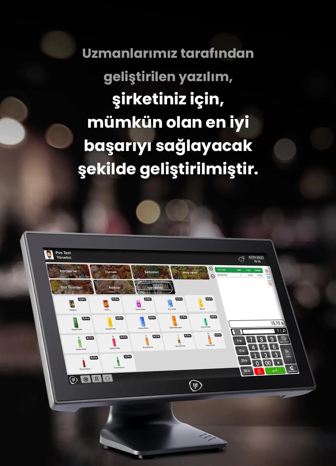 Restoran Market Ana Program + Satış Programı