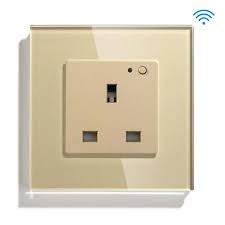 Smart Wall-Type Socket - Gold