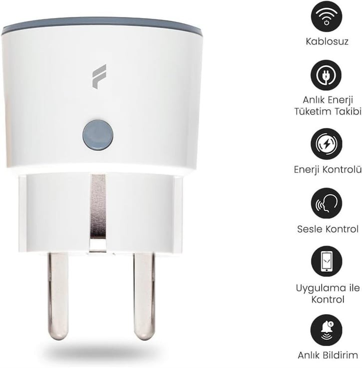 Smart Socket (16 Ampere) Set of 4, Remote Control, WiFi, Instant Energy Consumption Tracking, Timer, Tuya