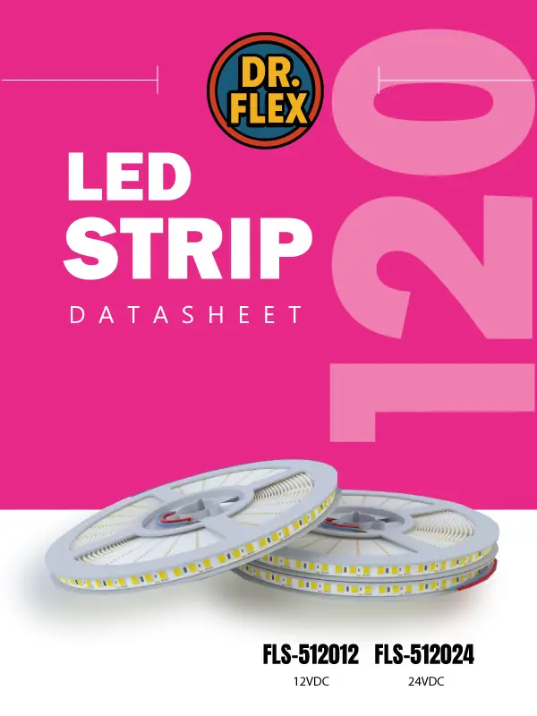 Dr. Flex FLS Serisi 120 LED/Mt Şerit LED – 12V / 24V