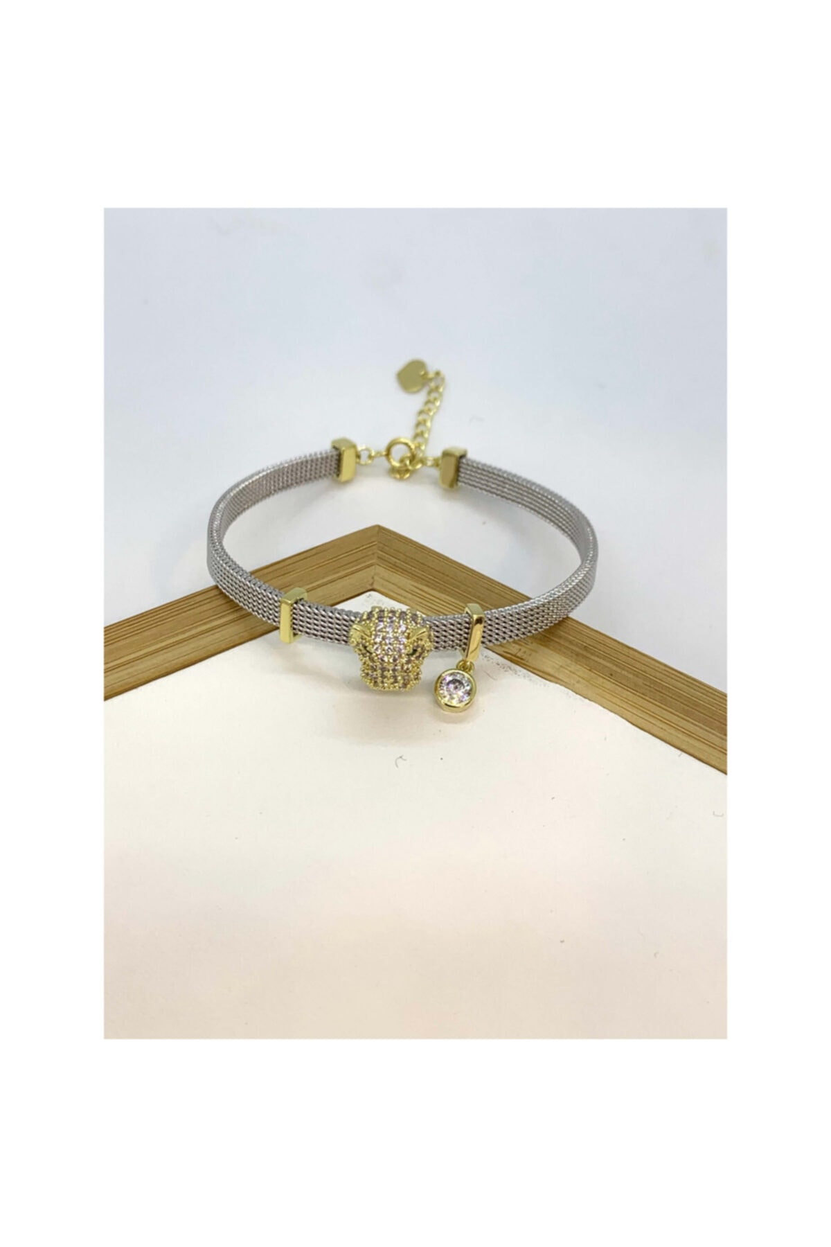 Charm Model Zirkon Taşlı Hasır Bileklik