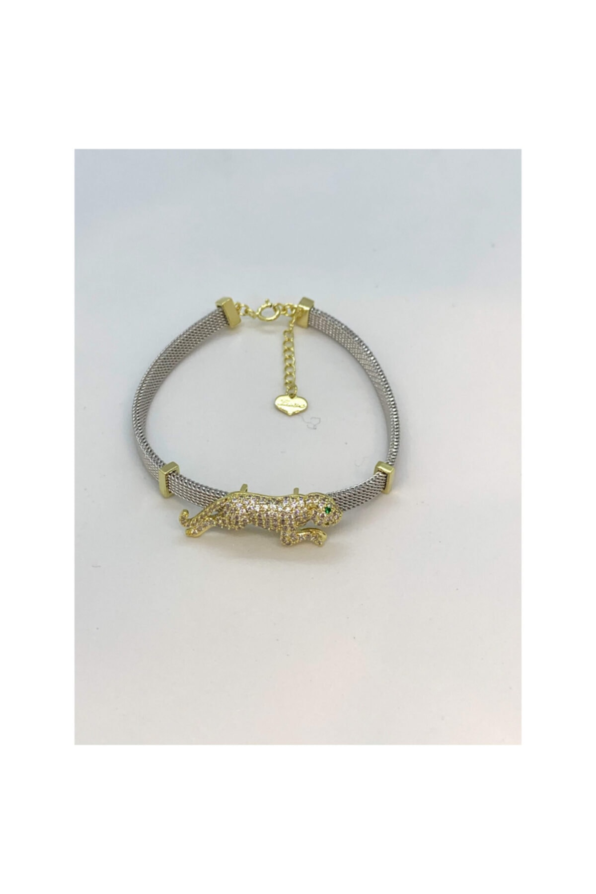 Charm Model Kaplan Zirkon Taşlı Hasır Bileklik