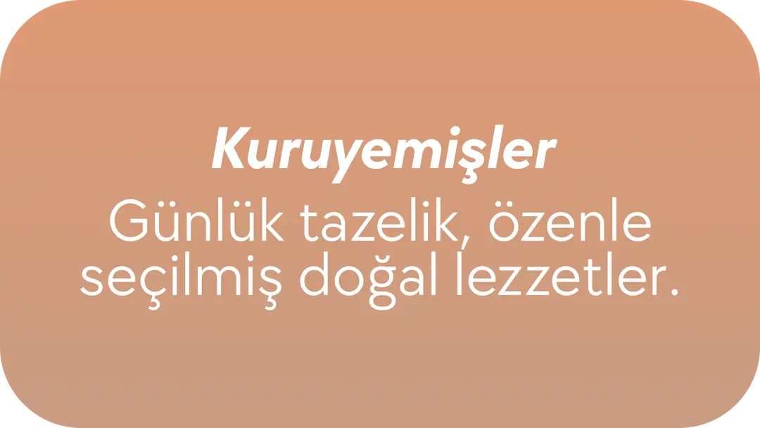 Kuruyemişler