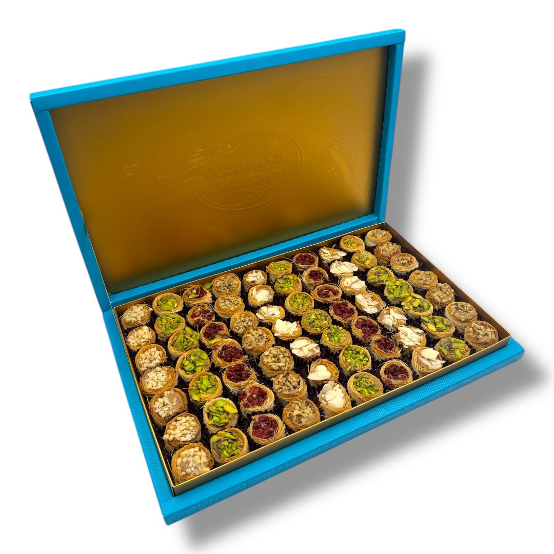 Turkuaz Askılı Kutu Bisküvi Krema Dolgulu Kadayıf 750 g