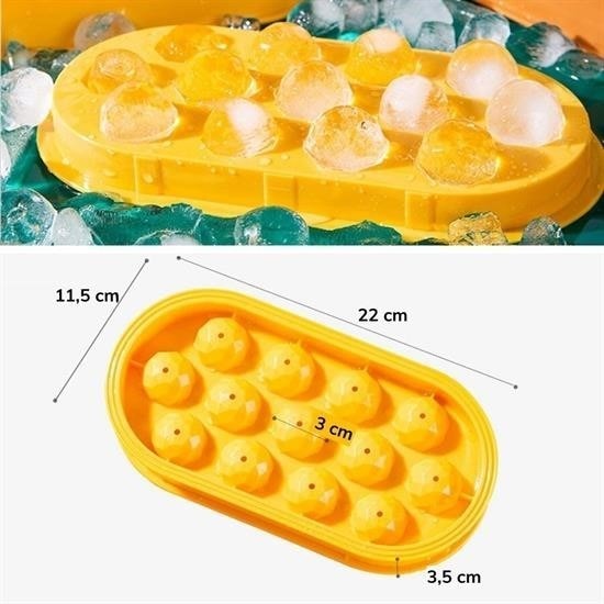 OLLEVRA 13 Bölmeli Kristal Buz Yapma Kalıbı