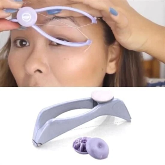 OLLEVRA Pratik İple Kaş Bıyık Tüy Alma Epilasyon Aleti Makinesi