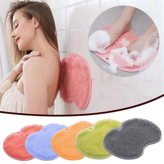 OLLEVRA Çok Amaçlı Esnek Yumuşak Banyo El Ayak Vücut Plastik Duş Matı Plastik Banyo Matı