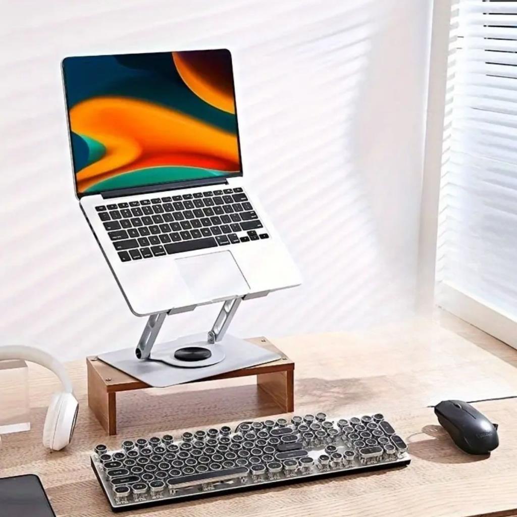 OLLEVRA 360 Derece Dönebilen Hava Aldıran Laptop Standı