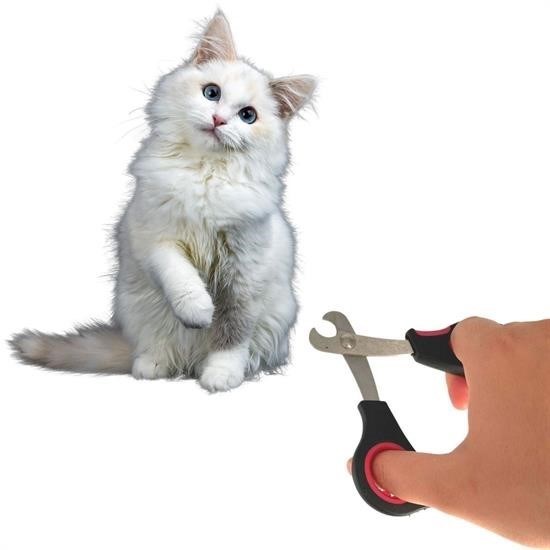 OLLEVRA Büyük Irk Köpek Kedi Çelik Uçlu Evcil Hayvan Tırnak Makası Pati Bakım Aleti Ergonomik Kaymaz