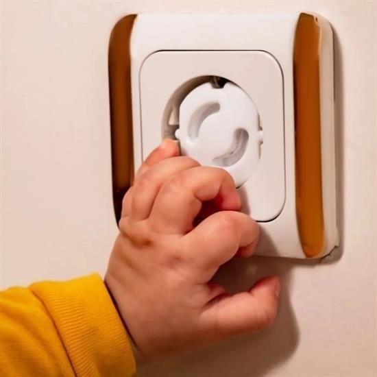 OLLEVRA Bebek Çocuk Priz Koruma Kapağı (6 Adet) Çocuk Güvenliği, Priz Muhafazası, Priz Kapatıcı