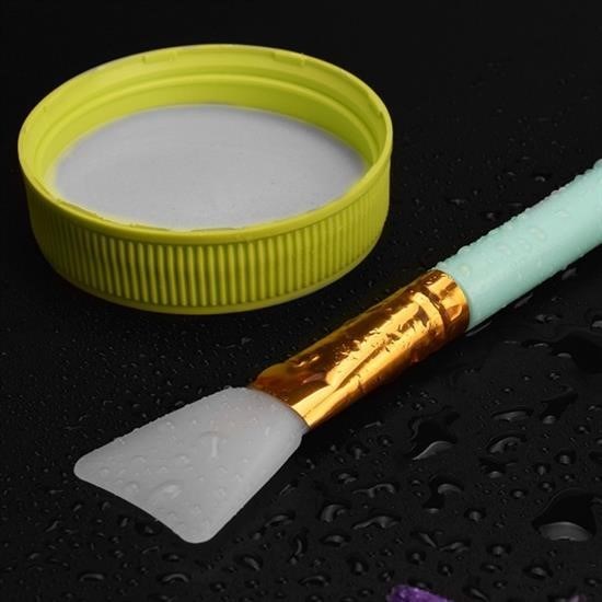 OLLEVRA 2li Silikon Temizlemesi Kolay Kullanılabilen Yüz Cilt Bakımı Maske Ve Krem Spatulası