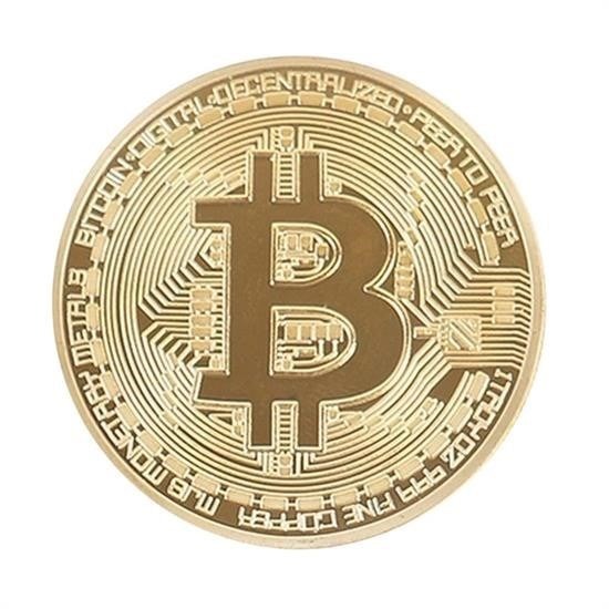 OLLEVRA Bitcoin Madeni Hatıra Parası Madeni Bitcoin Hediye Sikke Para