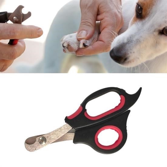 OLLEVRA Büyük Irk Köpek Kedi Çelik Uçlu Evcil Hayvan Tırnak Makası Pati Bakım Aleti Ergonomik Kaymaz