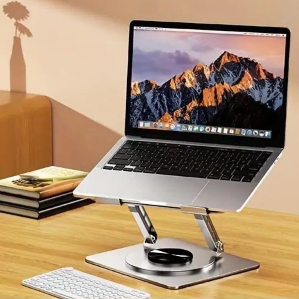 OLLEVRA 360 Derece Dönebilen Hava Aldıran Laptop Standı