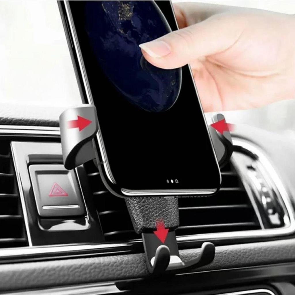 OLLEVRA Araç İçi Klima Izgarasına Takılabilen Plastik Oto Telefon Tutucu Gravity