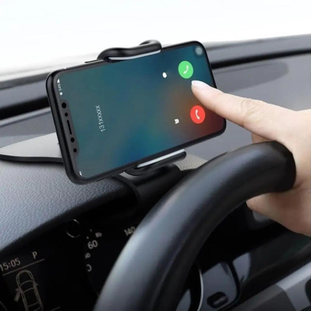 OLLEVRA Araç İçi Konsola Takılan Döner Başlıklı Telefon Kıskacı Telefon Tutucu