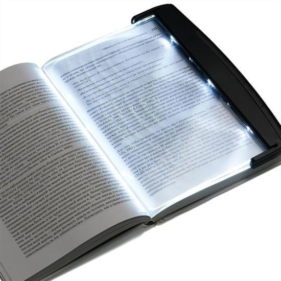 OLLEVRA Kitap Arası Okuma Işığı Led Panel Kitap Okuma Lambası