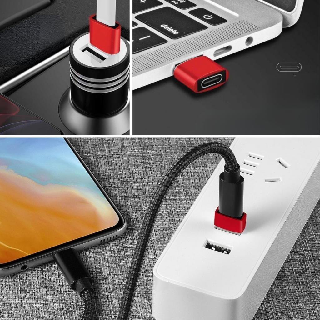 OLLEVRA USB'den TYPE-C 'ye Dönüştürücü Adaptör Veri Aktarımı Sağlayıcı Şarj Data Çevirici