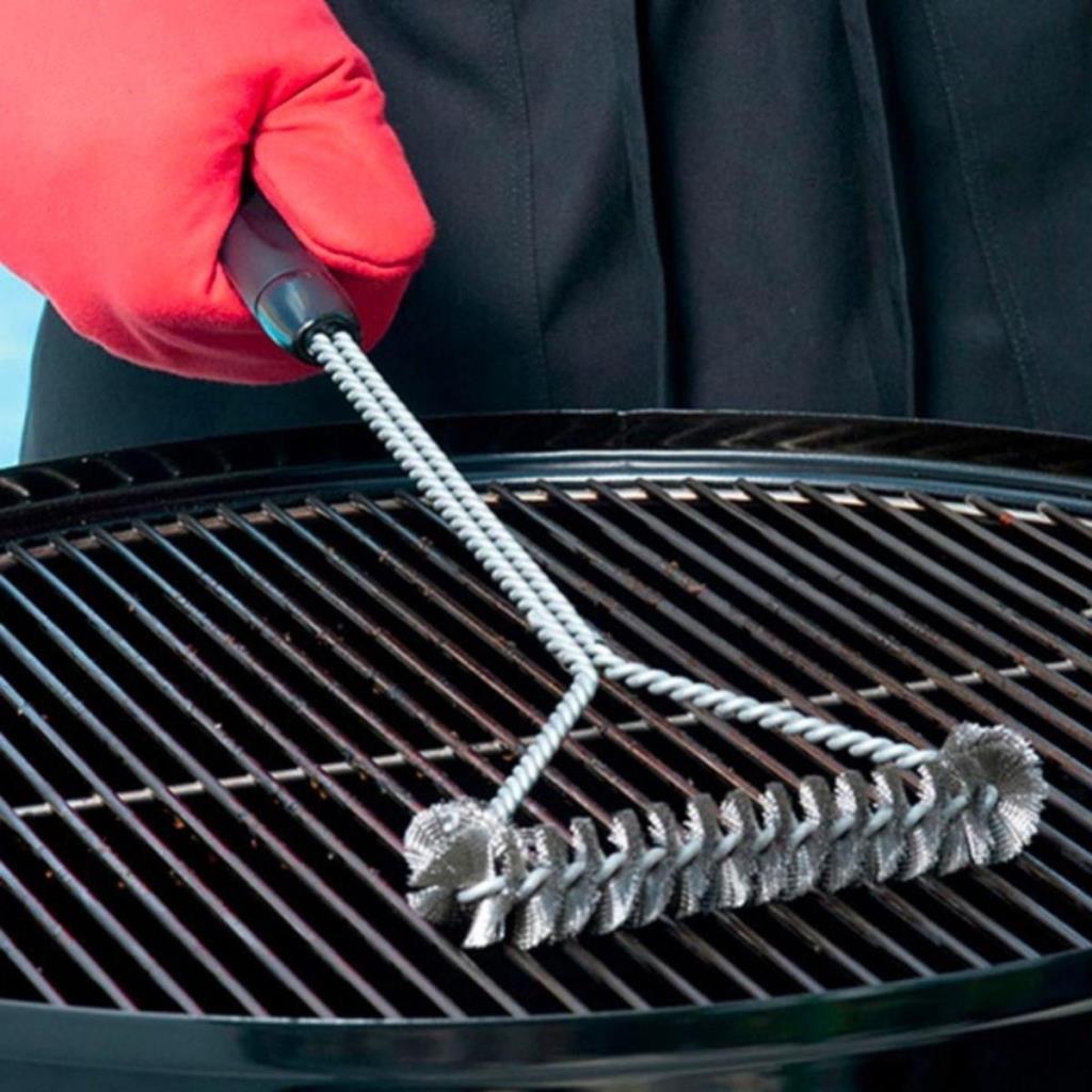 OLLEVRA Barbekü Mangal Izgara Teli Temizlik Fırçası