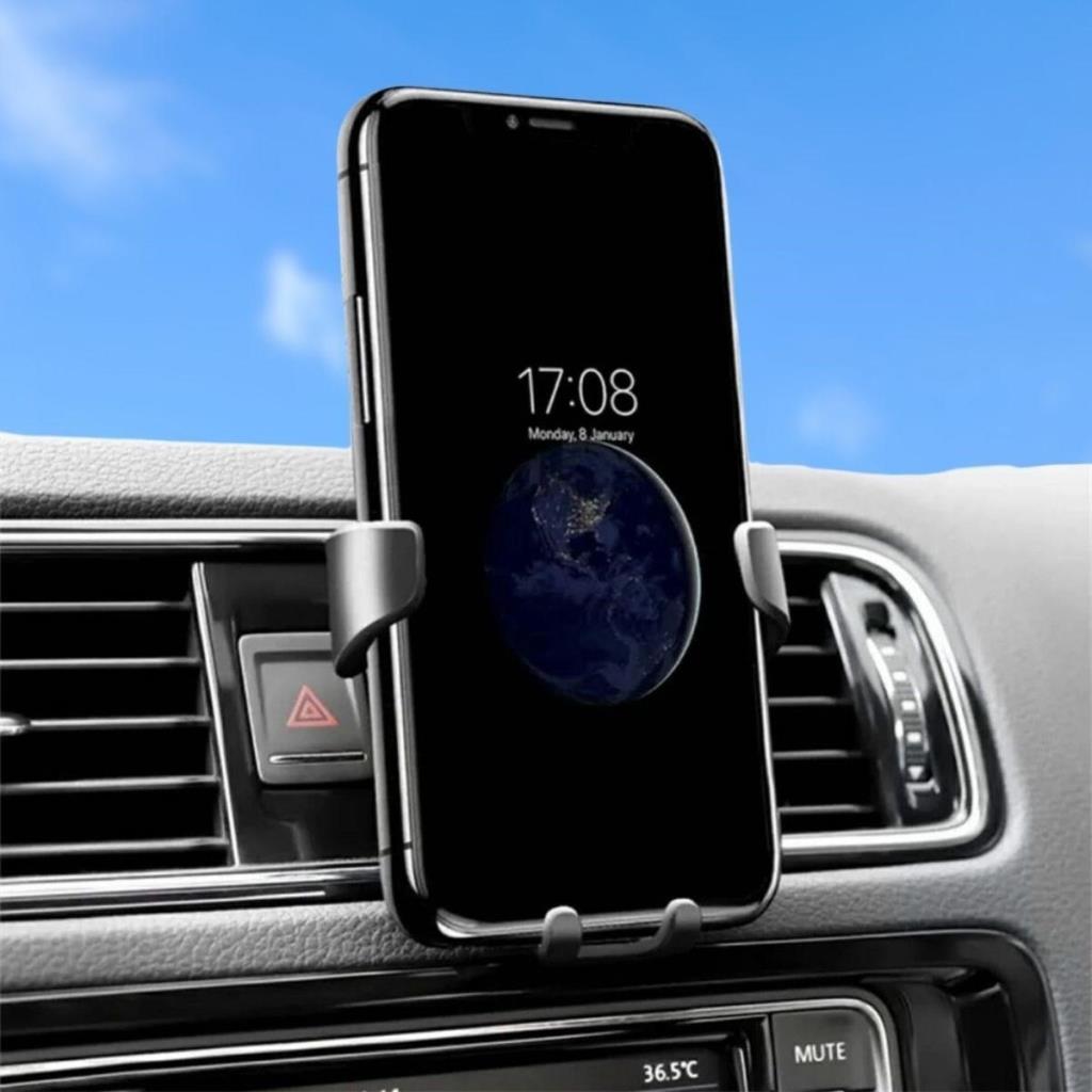 OLLEVRA Araç İçi Klima Izgarasına Takılabilen Plastik Oto Telefon Tutucu Gravity