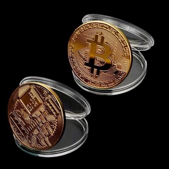 OLLEVRA Bitcoin Madeni Hatıra Parası Madeni Bitcoin Hediye Sikke Para