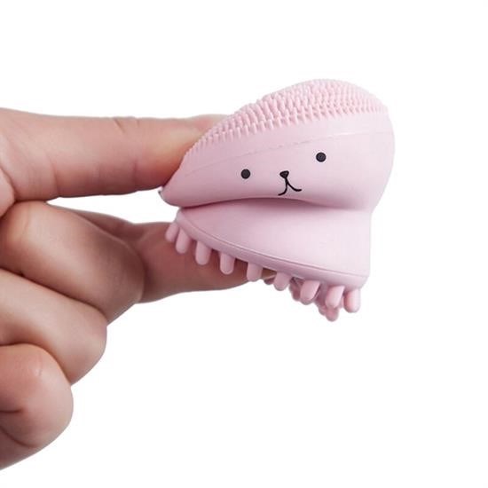 OLLEVRA Peeling Etkili Mini El Yüz Cilt Temizleme Fırçası Silikon Temizlenmesi Kolay Siyah Nokta Giderici