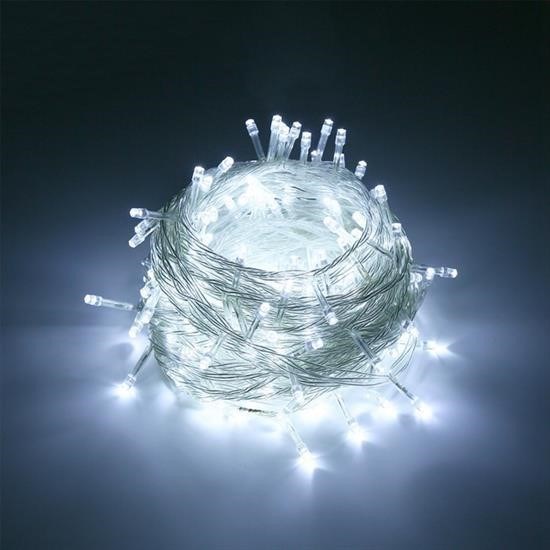OLLEVRA 100 Ledli 8 Fonksiyonlu 10 Metre Led Aydınlatma Dekor Lambası (beyaz)