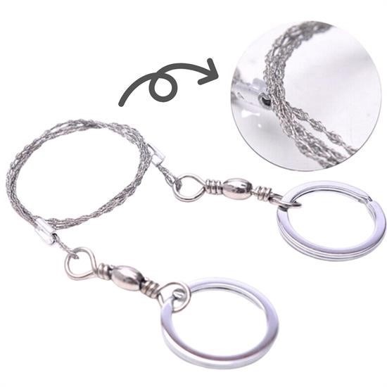 OLLEVRA Karavanda ,Kampda  Taşınabilir Mini  Zincir  Cep Testeresi Dişli Tel Ahşap Plastik Metal Kes