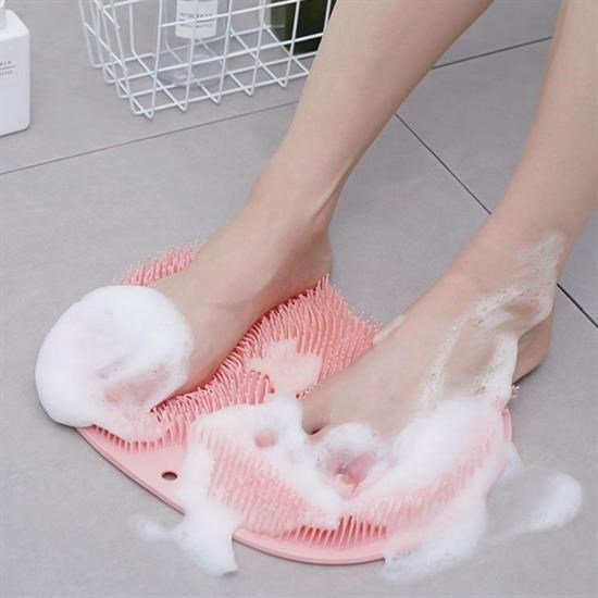 OLLEVRA Çok Amaçlı Esnek Yumuşak Banyo El Ayak Vücut Plastik Duş Matı Plastik Banyo Matı