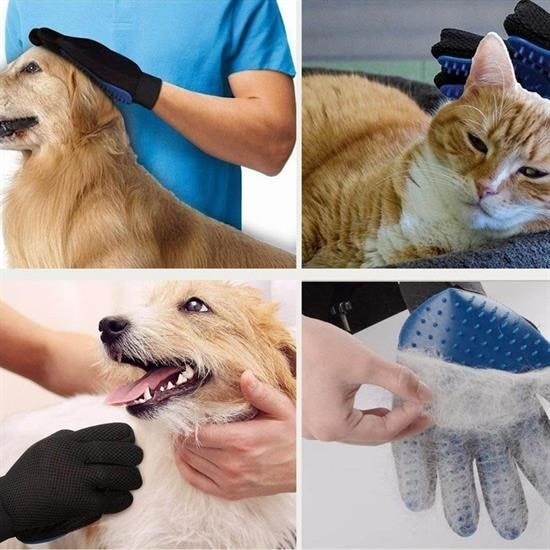 OLLEVRA Tüy Toplayan Kedi Temizleme Eldiveni Tüy Toplama Eldiveni