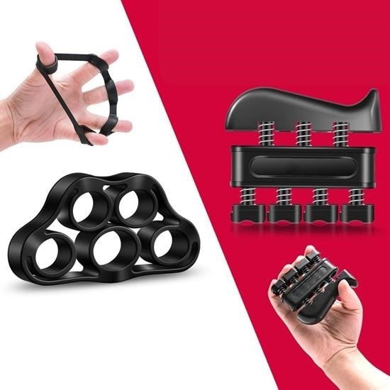 OLLEVRA 5 Parça El, Kol ve Parmak Egzersiz Spor Aletleri Seti Fitness Takımı