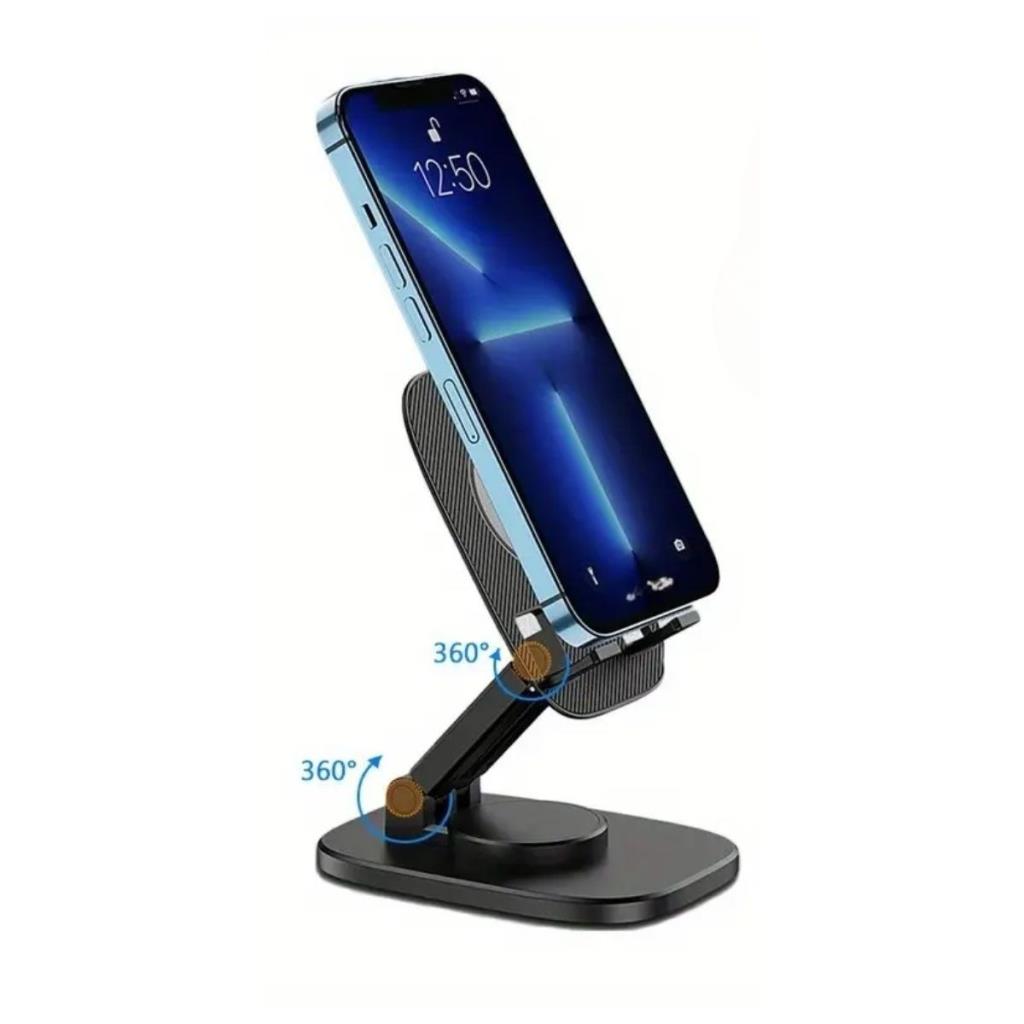 OLLEVRA 360 Döner Masaüstü Mobil Telefon Tutucu Standı