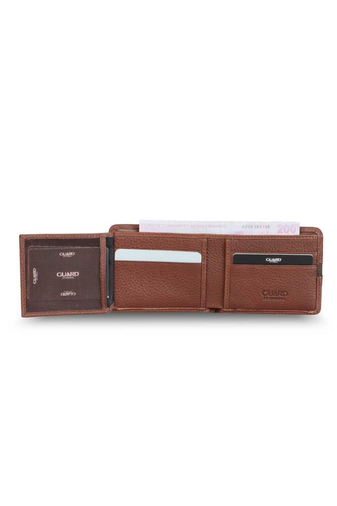 Guard Taba Spor Şeritli Hakiki Deri Erkek Cüzdanı P830