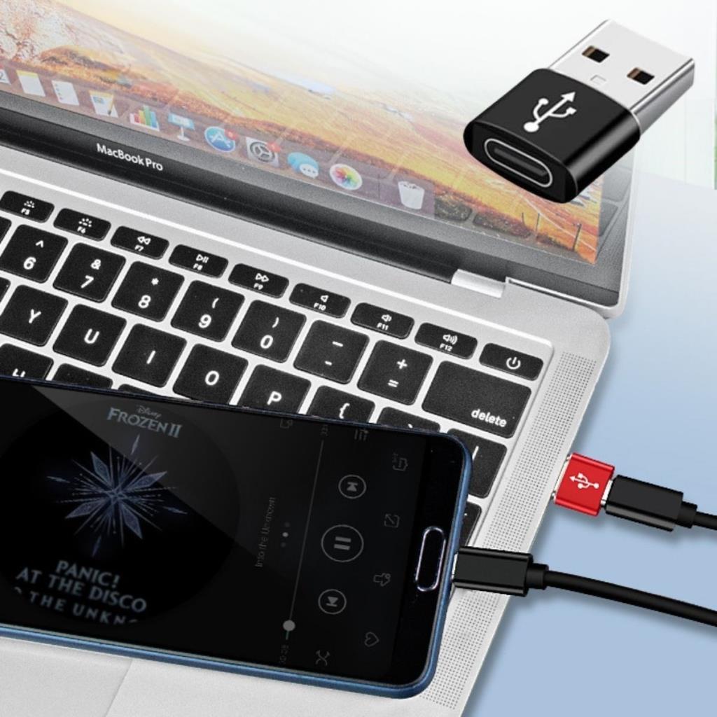 OLLEVRA USB'den TYPE-C 'ye Dönüştürücü Adaptör Veri Aktarımı Sağlayıcı Şarj Data Çevirici