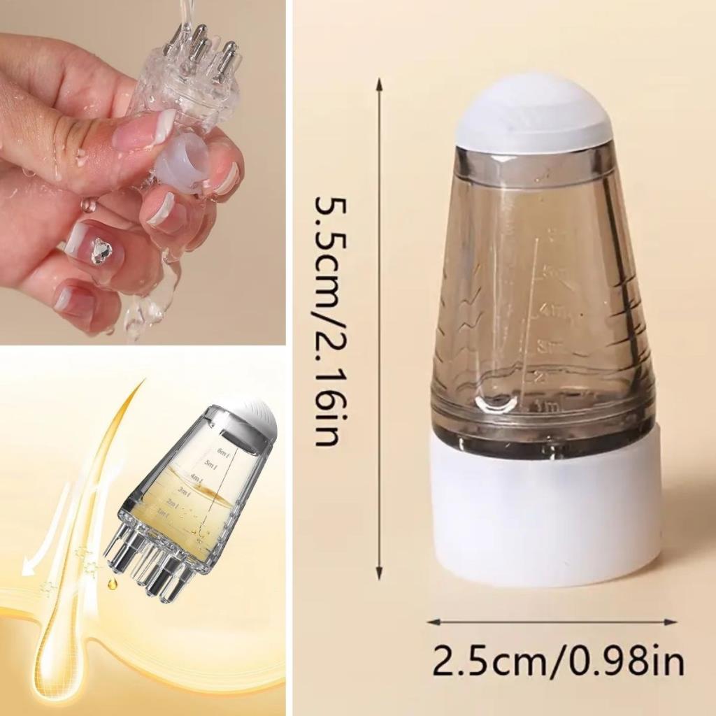 OLLEVRA Mini Saç Derisi ve Cilt Bakım Serum Aplikatörü Saç Serum Şişesi