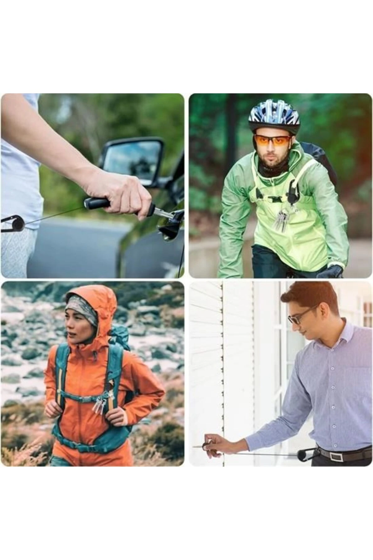 OLLEVRA Teleskopik Karabina Anahtarlık