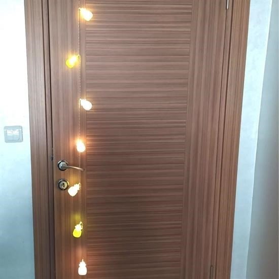 OLLEVRA Karışık Renk Dekoratif Ananas Dolama 10’lu Şerit Led Işık Zinciri