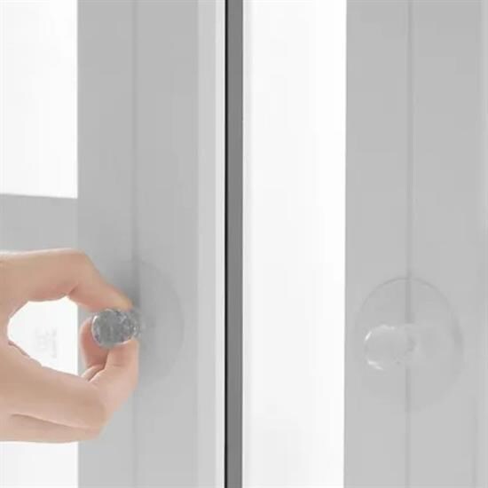 OLLEVRA 2 Adet Kristal Kendiliğinden Güçlü Yapışkanlı Kulp Askısı Tutma Kolu