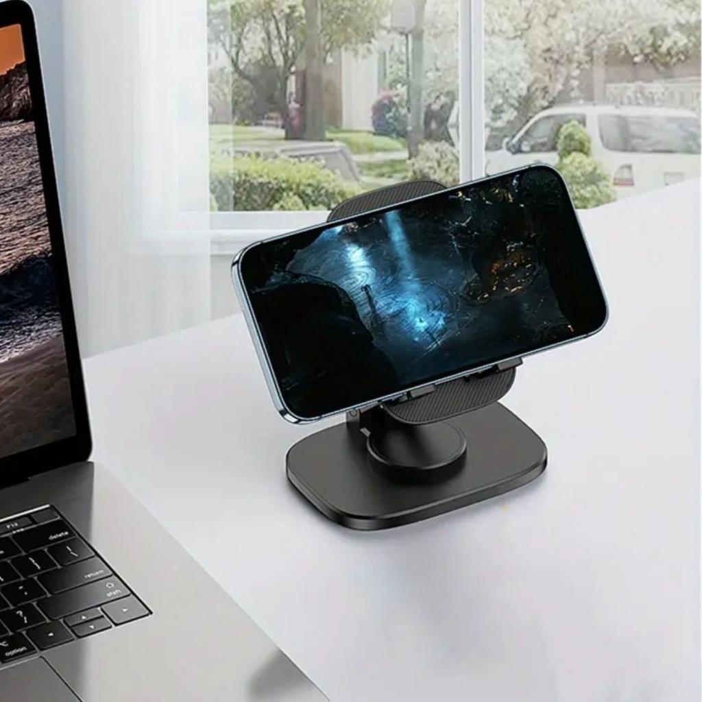 OLLEVRA 360 Döner Masaüstü Mobil Telefon Tutucu Standı
