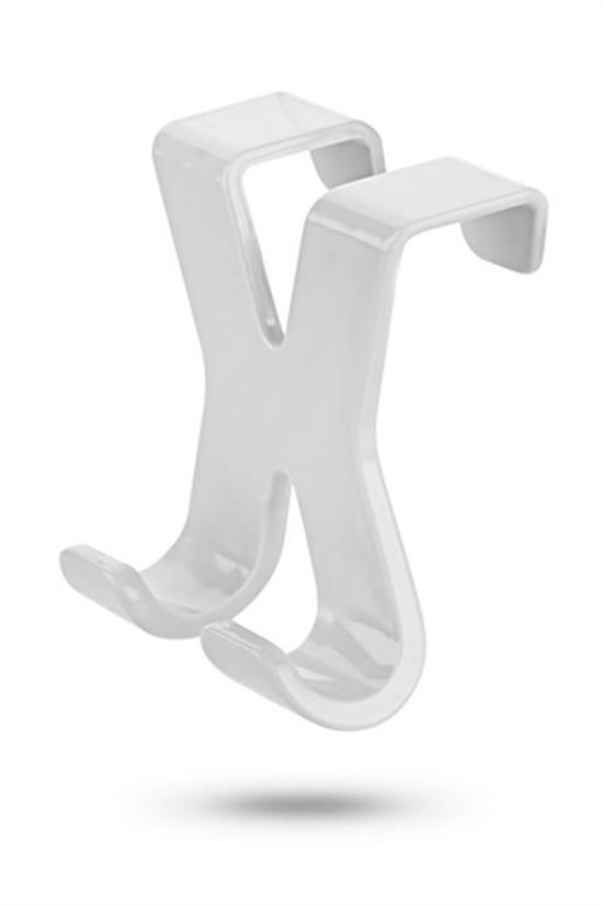 OLLEVRA Hang it Pratik Kolay Taşımabilir Havlupan 2 Kancalı Banyo Askısı