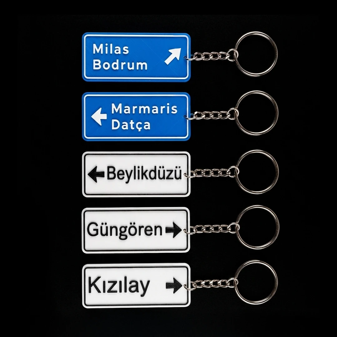 Kişiye Özel Dilediğiniz Tabela Anahtarlık