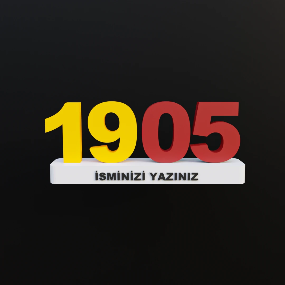 19-05 Kişiye Özel İsimli Sayı Büstü 