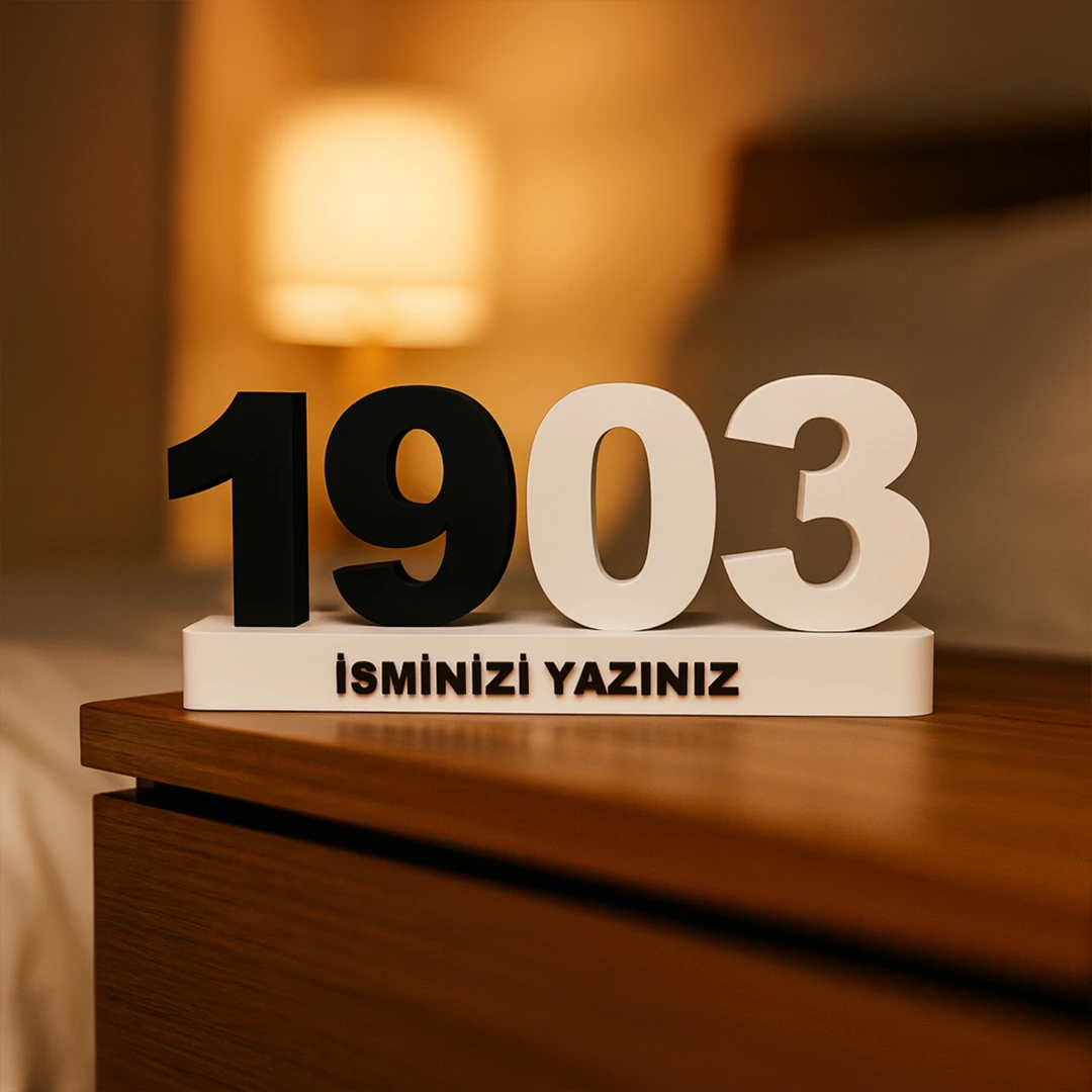 19-03 Kişiye Özel İsimli Sayı Büstü 