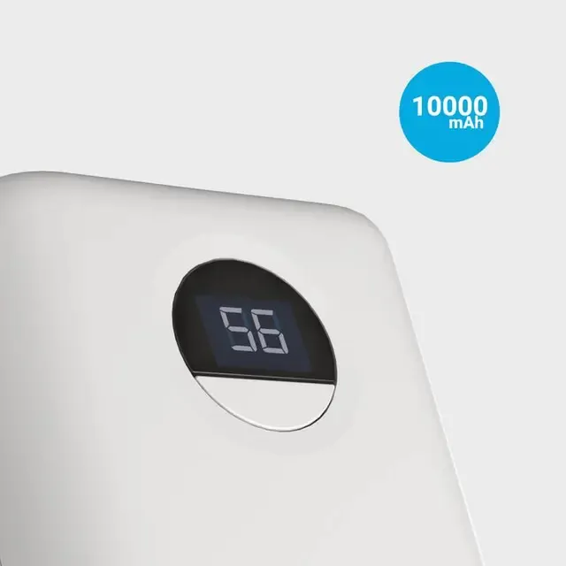 Ultra Kompakt 10000mAh Dijital Ekranlı Powerbank, 20W PD ve QC 3.0 Hızlı Şarj Destekli