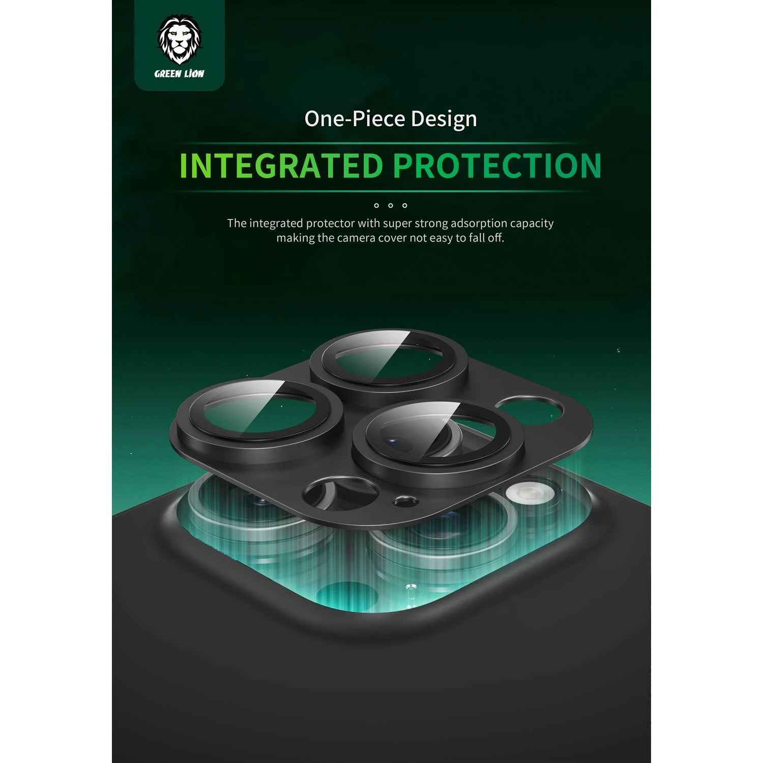 Camera Lens Pro Entegre Kamera Lens Koruyucu, iPhone 16 Pro ve 16 Pro Max Uyumlu, Tek Parça Tasarım