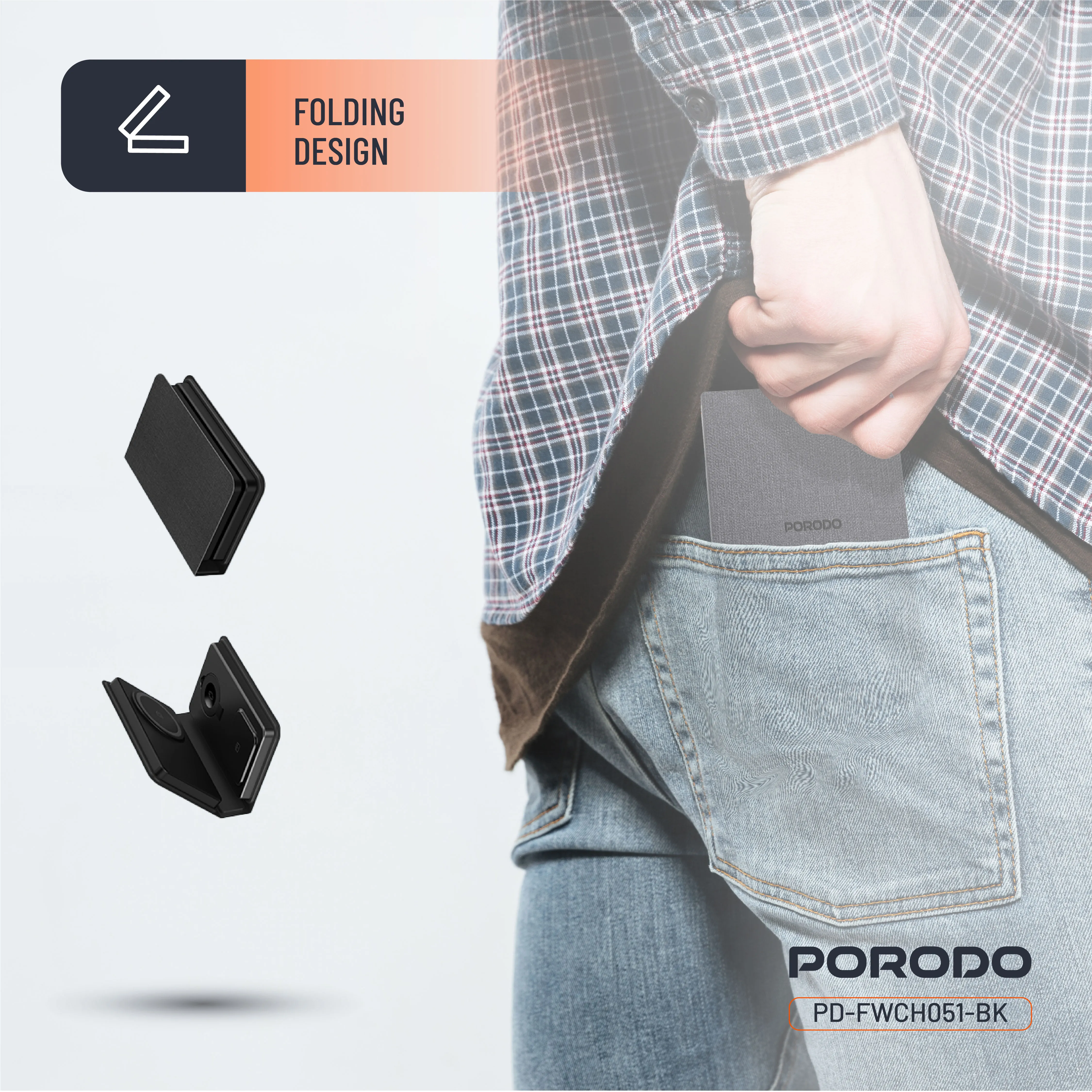 4'ü 1 Arada Katlanabilir Kablosuz Şarj Cihazı, 8000mAh Powerbankli MagSafe Şarj İstasyonu