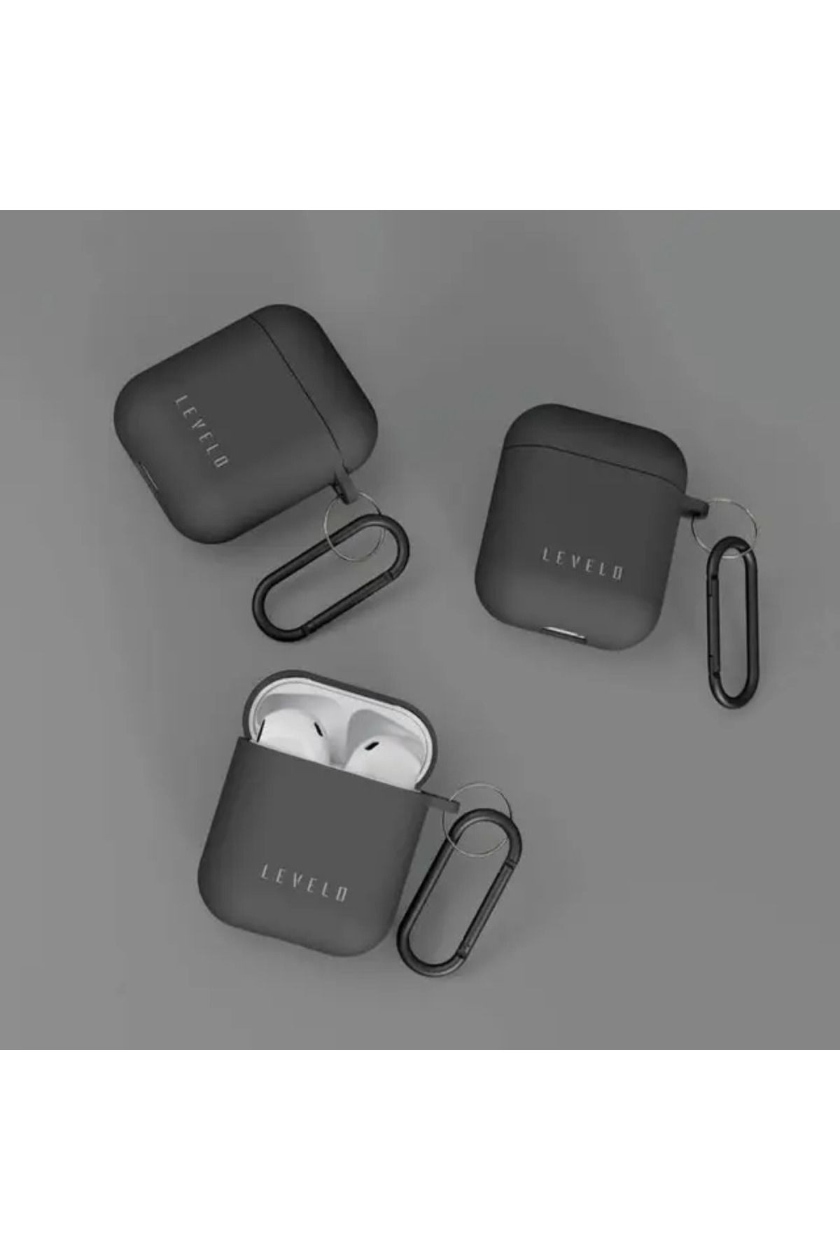 Gorra Hibrit Silikon AirPods 1&2 Kılıfı