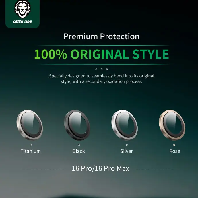 HD Plus Çok Katmanlı Kamera Lens Koruyucu, iPhone 16 Pro ve 16 Pro Max Uyumlu, 9H Kırılmaz Cam