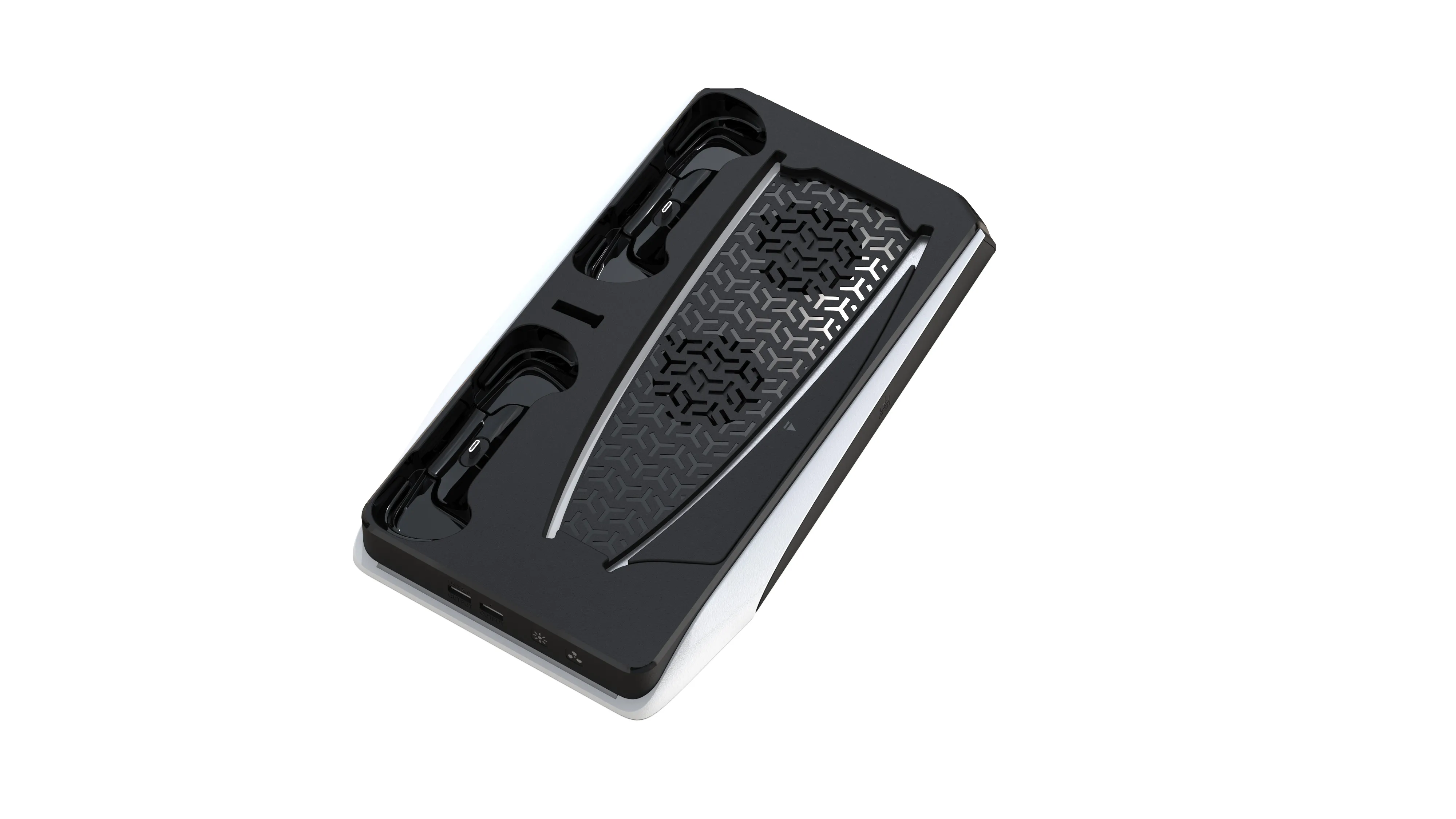 Gaming PS5 Soğutma ve Şarj Standı, DualSense Şarj İstasyonu, RGB Işık, 12 Oyun ve Kulaklık Standı