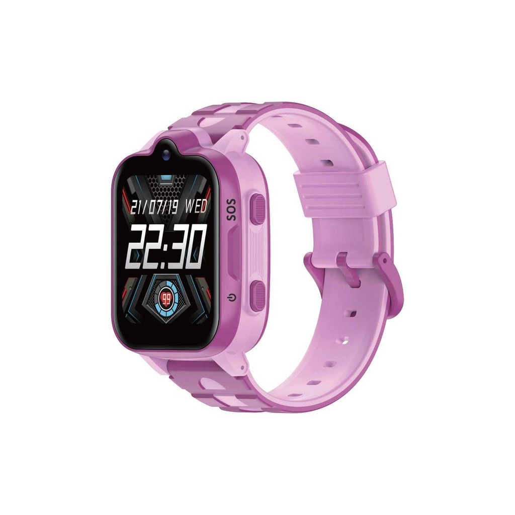 Çocuk Akıllı Saat 4G Görüntülü Arama SOS GPS Lilac Mor